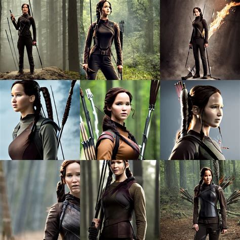 What items did Katniss Everdeen receive at the Cornucopia in .